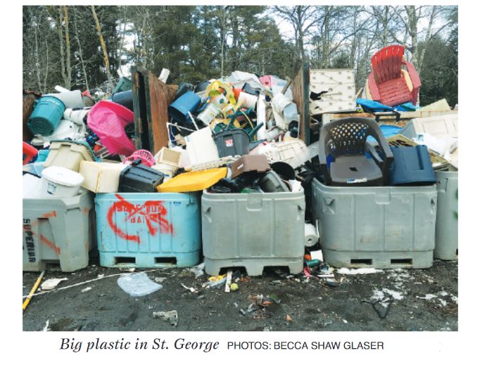 Big plastic section at the St. George Dump, 2022, Photo by Becca Shaw Glaser